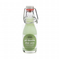 Gel douche limonade au lait d’ânesse frais et biologique Aloe Vera 100 ml
