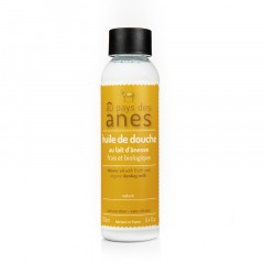 Huile de douche au lait d'ânesse frais et biologique 250 ml