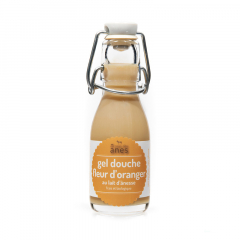 Gel douche limonade au lait d'ânesse frais et biologique Fleur d'Oranger 100 ml
