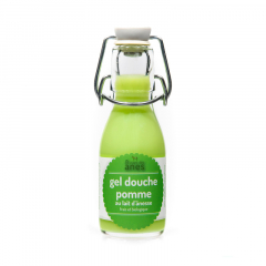Gel douche limonade au lait d'ânesse frais et biologique Pomme 100 ml