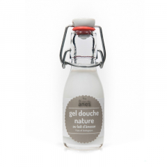 Gel douche limonade au lait d'ânesse frais et biologique Nature 100 ml