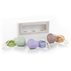 Coffret Savons Coeurs Monoï - Lavande - Aloe Vera