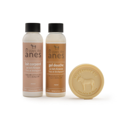 Pack Monoï Gel douche, Lait corporel et Savon rond
