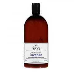 Savon liquide au lait d'ânesse biologique Lavande 1L