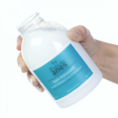 Bain moussant au lait d'ânesse frais et biologique
