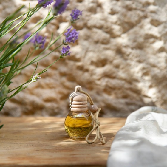 Senteur voiture à suspendre Jasmin blanc 10ml