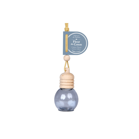 Diffuseur voiture à suspendre Fleur de coton 10ml Diffuseur voiture à suspendre Fleur de coton 10ml