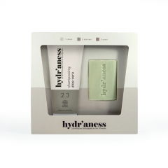 Coffret duo shampooing et savon aloe vera au lait d'ânesse bio Hydr'aness