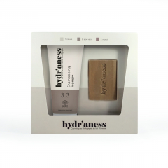 Coffret duo shampooing et savon monoï au lait d'ânesse bio Hydr'aness