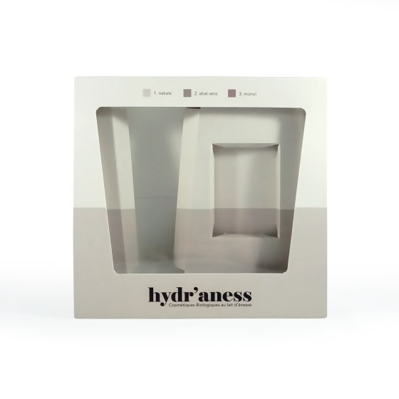 Coffret duo cosmétique bio et savon solide Hydr'aness Coffret duo cosmétique bio et savon solide Hydr'aness