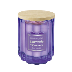 Bougie parfumée à la cire de soja 100g Lavande