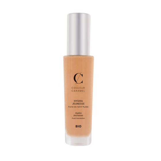 Fond de teint bio fluide Couleur Caramel Hydra Jeunesse sable Fond de teint bio fluide Couleur Caramel Hydra Jeunesse sable