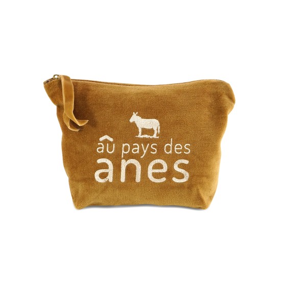 Trousse de toilette voyage en velours Trousse de toilette voyage en velours
