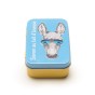 Boite à savon Au Pays des Ânes jaune et bleu - Carton de 12