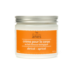 Crème corps au lait d'ânesse bio Abricot 200 ml - Carton de 6
