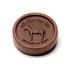 Savon rond sans huile de palme au lait d'ânesse bio Argan 100g - Carton de 24