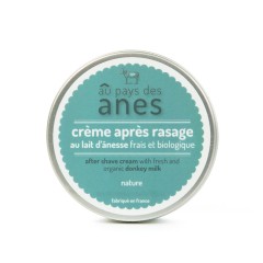Crème après rasage au lait d'ânesse frais et bio 100 ml - Carton de 30
