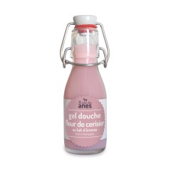 Gel douche limonade au lait d'ânesse frais et biologique Fleur de cerisier 100 ml