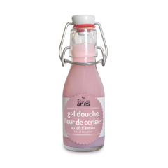 Gel douche limonade au lait d'ânesse frais et bio Fleur de Cerisier 100 ml - Carton de 14