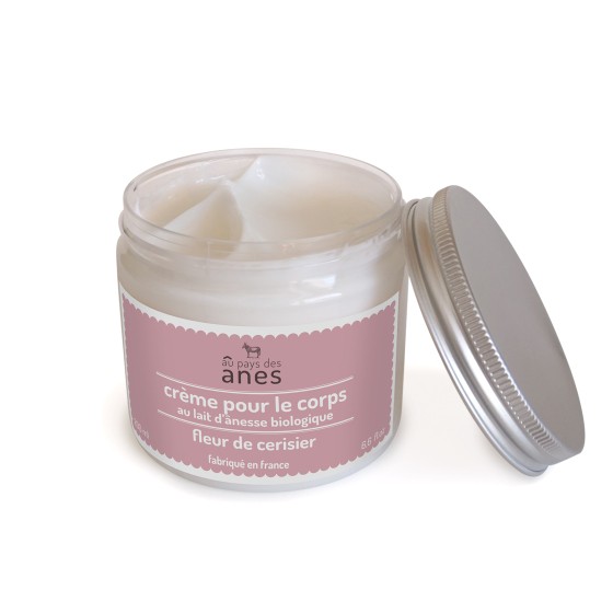 Crème corps Fleur de cerisier au lait d'ânesse biologique 200 ml