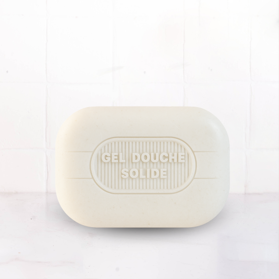 Gel douche solide postbiotiques et lait d'ânesse 80g - Nectar d'abricot