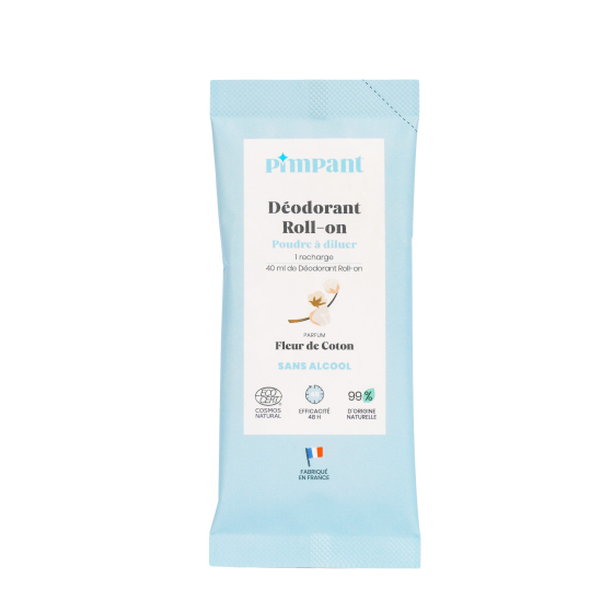 Déodorant en poudre Fleur de coton - Recharge 20g