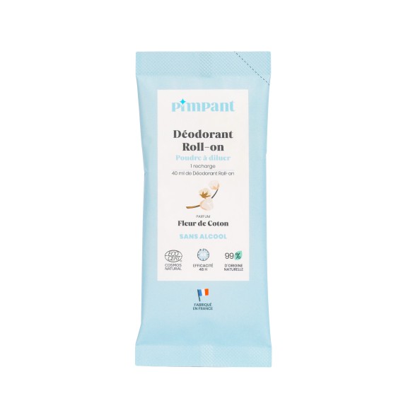 Déodorant en poudre Fleur de coton - Recharge 20g